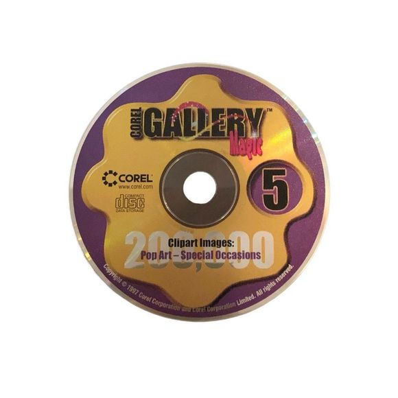 Corel Gallery Magic 200,000 Clipart 8 CDs boxset (Win31) (1998) (Eng). N… - Picture 8 of 11